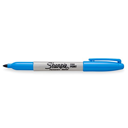 Sharpie Color Burst Permanent Marker, Fine Point, Blue (1948372)