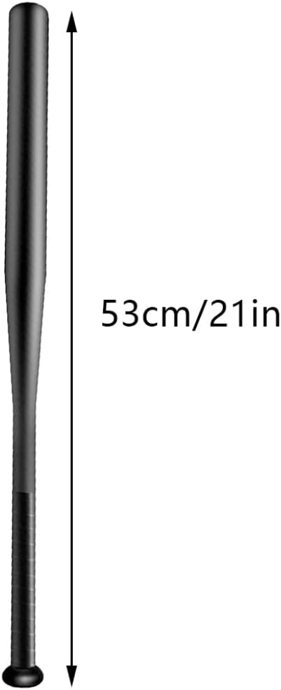 Baseball Bat Lightweight Steel Non-Slip Grip 21inch Practice Training Bat,Sports