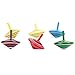 Kids Novelty Toys, Toys en bois Spinning, 6pcs Jouets éducatifs pour enfants, jouets en bois à la main, enfants adulte antistress gyroscope gyroscope fête de bureau faveur enfants cadeaux,