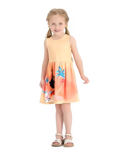 Image of Disney Minnie Mouse Princess Frozen Elsa Stitch Girls Dress Sleeveless & Short Sleeve Casual Summer Clothes Baby to Toddler
