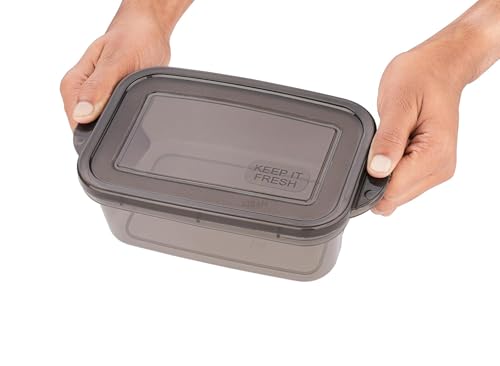 Image of Fridge Storage Containers, Storage Box for Kitchen, Refrigerator Organizer Containers, Kitchen Storage Box, Fridge Storage Boxes, Pantry Organization (Pack of 6, 1100Ml)