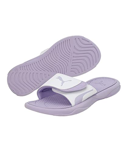 Image of Puma Women Royalcat Comfort Slide, purple