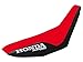 Blackbird Housse de selle pour Honda Cr 125 1993-1997 / Honda Cr 250 1992-1996 / rouge/noir