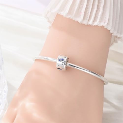 Image of 925 Sterling Silver Charms,Hypoallergenic Beads,Compatible with Pandora Bracelets and Necklaces,Women Holiday Gift Pendants