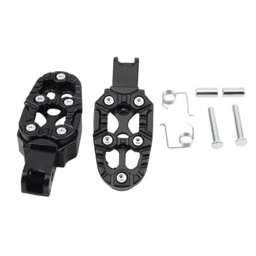 Alliage d'Aluminium Premium pour Repose-Pieds Moto et Pédale Arrière Universelle de Cross