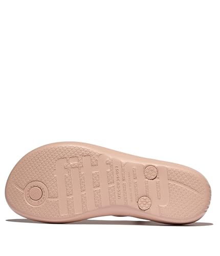 Image of FitFlop Womens iQushion Sparkle Ergonomic Flip Flops for Walking, Lightweight Waterproof Cushioned Thong Sandals for Women with Non Slip Bottom and Arch Support | Lightweight Waterproof Walking Sandals w /Cushioned Comfort & Arch Support