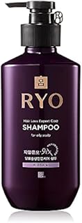 Ryo Hair Loss Care Shampoo For Oily Scalp 400ml (13.5oz) Excess sebum care, For smelly and Itchy scalp, Women and Men Shampoo, Scalp Cleansing, Extra strength Volumizing, for Thinning hair