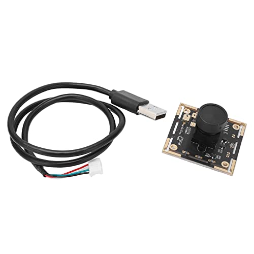 QWUUYEC Cámara Módulo 2MP USB 1080P 30FPS, Enfoque Manual, Reconocimiento Facial - Vista Amplia 190°, Micrófono Dual, Compatible Multisistema