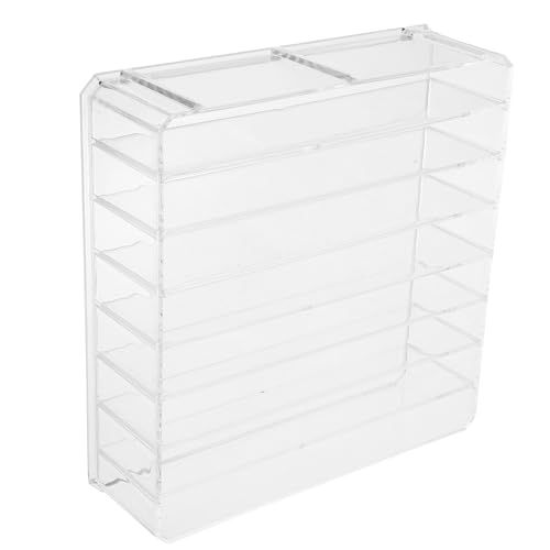 HAPINARY Organizador de Transparente Compartimentos para Billetes y Monedas Caja de Dinero para Restaurantes Tiendas y Panaderías