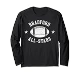 Bradford Vintage All-Stars Football Retro 80s Long Sleeve T-Shirt