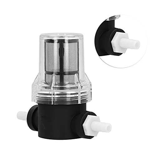 3/8 Schlauchtülle Inline-Sieb, Professionelles Inline-Wassersieb mit 150 Mikron / 100 Mesh-Filtersieb, 150 psi Kunststoff-Bier-T-Sieb für die Hausbrauerei, Wasser- und Bierfiltersystem