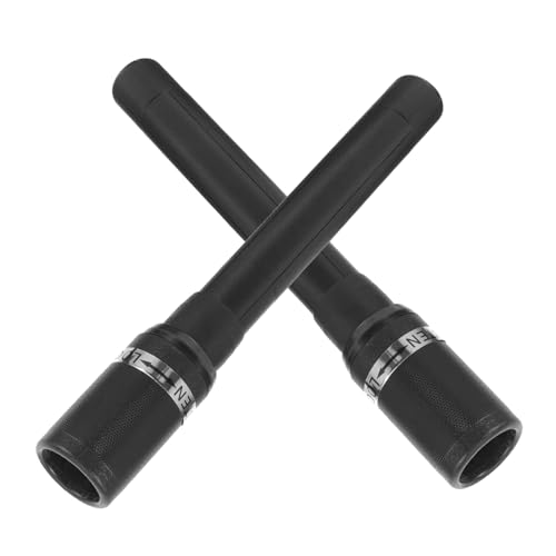 Rallonge de queue de billard noire Veemoon en plastique rigide pour jeu américain (lot de 2)