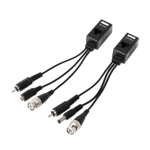 Video Balun 8MP BNC para Instalar Cámaras CCTV por Cable de Red