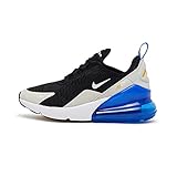 Nike ビッグキッズ エアマックス 270 ブラック/ホワイト-ゲームロイヤル(943345 050), ブラック/ホワイトゲームロイヤル。, 4 US Big Kid