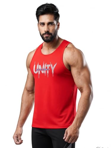 Image of 3Colors Men's Active Sleeveless Polyester Tank Top- Cool and Comfortable Workout wear, Dry fit Gym Vests - Unity