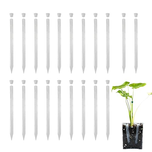 Pflanzenbelüftungsrohre – Belüftungsstützstäbe, robustes Kunststoffmaterial, Verwendung im Innen- und Außenbereich für Rasen, Gemüsegarten | Pflanzenbelüftung für Töpfe, Gras, Tomaten, , verbess