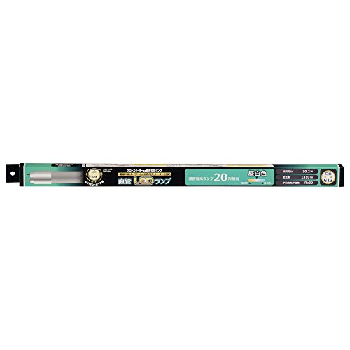 直管LEDランプ 20形相当 G13 昼白色 グロースターター器具専用 LDF20SS・N/10/13-U 06-3538 OHM オーム電機