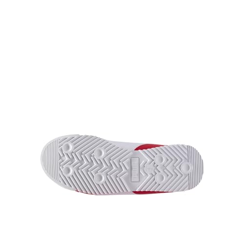 Image of Puma, Unisex-Child, Roma Reversed, for All Time Red-Puma White, Big Kid-5.5