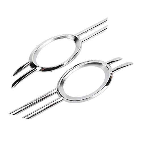 2 Pezzi di Ricambio per Griglia Paraurti Fendinebbia, Cromata Lucida, per E320 E350 E550 E63