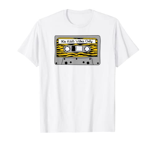 90s R&B Vibes Only Cassette Tape 90s RnB Hip Hop Soul T-Shirt