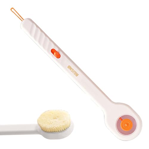 Seyrnicay Cepillo de ducha para espalda – Cepillo de baño – Cepillo de baño antideslizante para el cuerpo, limpieza profunda suave, cepillo de ducha antideslizante, mango largo para ducha, baño