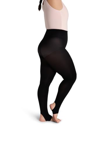 Image of Capezio womens Ultra Soft Self Knit Waistband Stirrup TightTight