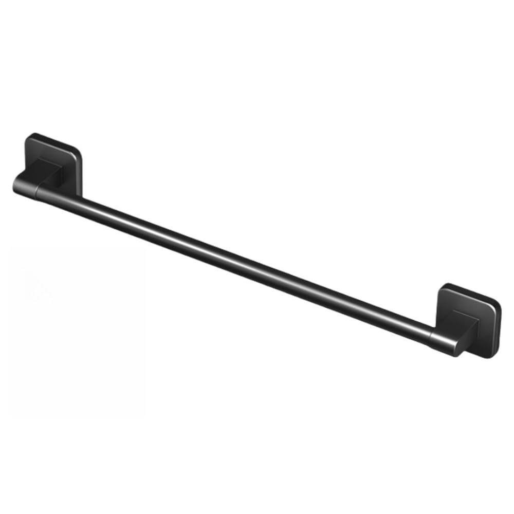 Porte-serviettes élégant haut de gamme design moderne noir mat de 30 cm
