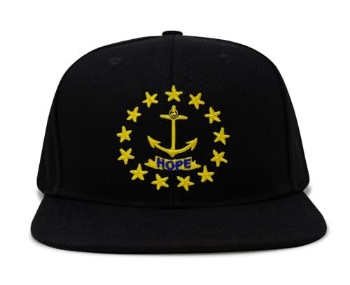 Image of International Tie State Hat for Men and Women, Adjustable Snapback Trucker Baseball Cap with Embroidered Patch