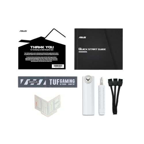 Image of ASUS TUF Gaming GeForce RTX 5070 Ti 16GB GDDR7 White OC Edition Gaming Graphics Card (PCIe 5.0, HDMI /DP 2.1, 3.125-slot, Military-Grade Components, Protective PCB Coating, axial-tech Fans)