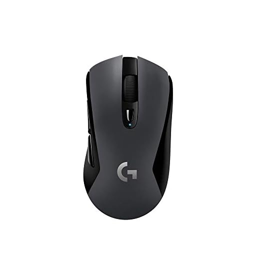 Logitech G603 LIGHTSPEED Mouse Gaming Wireless - Bluetooth con Ricevitore USB, Sensore 12K HERO, 12.000 DPI, Leggero, 6 Pulsanti Programmabili, Batteria 500h, PC/Mac - Nero