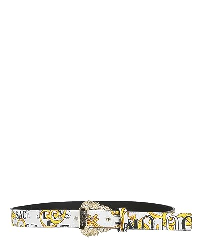 VERSACE JEANS COUTURE mujer cinturón white - multicolor 85 cm