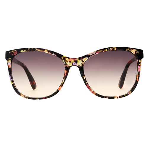 Nine West Women's Vika Cat Eye Sunglasses, Black, 53 mm2