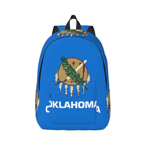 Sac à dos randonnée Oklahoma State Flag confortable pour extérieur