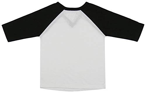 Image of ToBeInStyle Kids Boys Girls Cotton Jersey Contrast Raglan V-Neck Tee T-Shirts