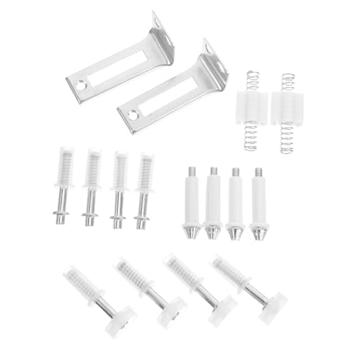 Kit de herrajes para puerta bifold STOBAZA con bisagra, rueda pivote y soporte para reparación de clóset miniatura 1