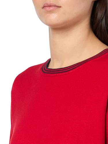 Nautica Women's Crew Neck Solid Short Sleeve Sweater3