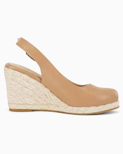 Womens Espadrilles Wedge Sandals Closed Toe Slingback Wedges Pumps Platform Heeled Sandal4