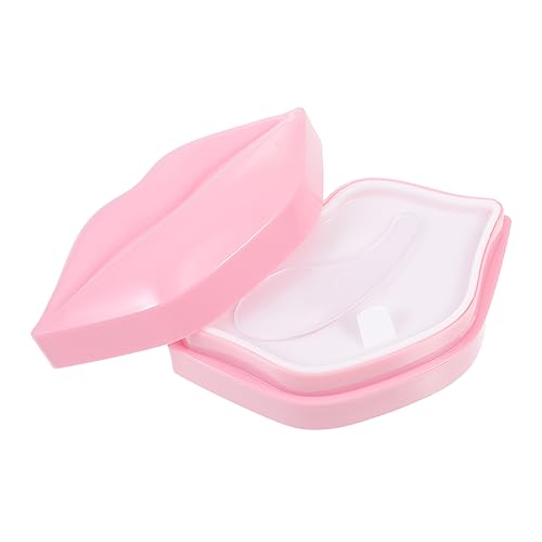 BATHVEVE Labial Hidratante 20 Piezas Película Labial Antienvejecimiento Para Labios Secos Fácil Absorción Cuidado Nocturno Caja Color Rosa