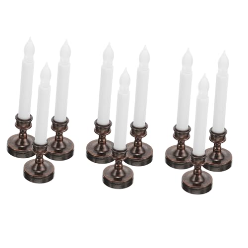 Velas de simulación LED Gatuida seguras para evitar manchas de cera en mesas 2