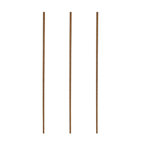 Rebower Totalmente Roscada Varilla Toda Rosca Latón Varilla Barra Pernos, [para Abrazaderas y U-Pernos] - M3 x 250mm Macho...