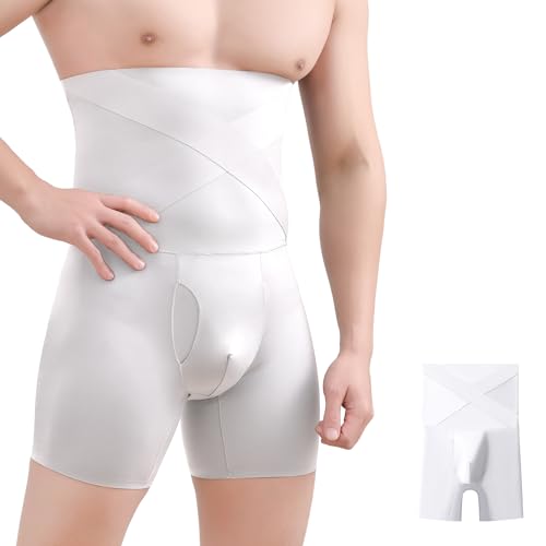 Men's Shapewear Lightweight Tummy Control Boxer Brief Compression Short Body Waist Slimming Shaper Butt Lift Underwear