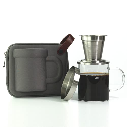 List of Top Ten Best Travel Pour Over Coffee Kit Top Picks 2023 Reviews