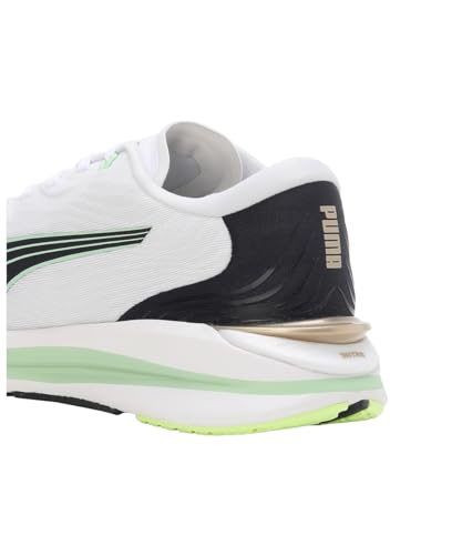 PUMA Girls' Electrify Nitro 2 Run 75 WNS Street Running Shoes, Puma White PUMA Black Light Mint, 7 Big Kid4