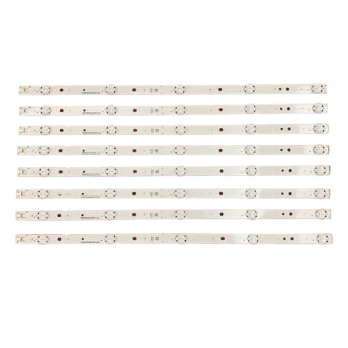 Tira de retroiluminación LED para arreglar la pantalla oscura de tu TV TC49D400B de 8 piezas