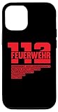 Freiwillige Feuerwehr 112 Ehrenamt Feuerwehrmann Geschenk Hülle für iPhone 12/12 Pro