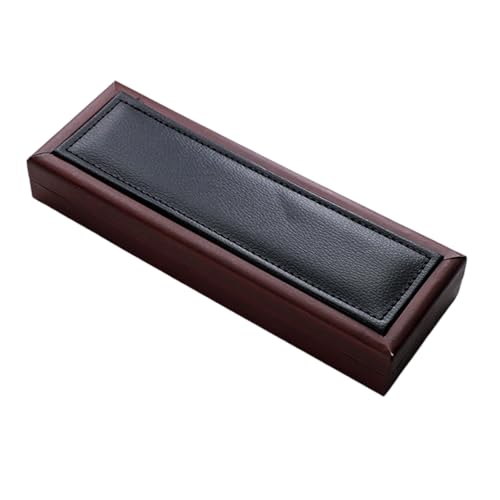 高級エグゼクティブペンストレージボックス耐久性PUマテリアルプロフェッショナルデスクアクセサリーコーポレートギフトのためのメタルペンボックスギフト
