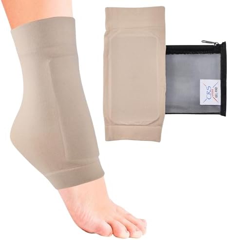 CRS Cross Lace Bite Gel Sleeves for Skating, Hockey. Pair, One size