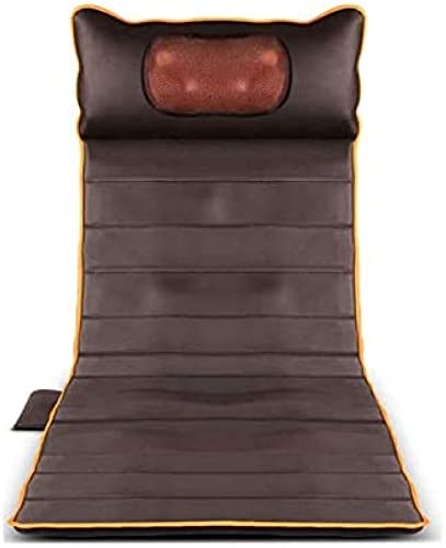 Colchoneta De Masaje, Cojín Masajeador Shiatsu Colchoneta Masajeadora De Cuerpo Completo Colchón con Calor Y 15 Motores Vibratorios para Alivio Y Masaje del Dolor Lumbar De Las Piernas De La