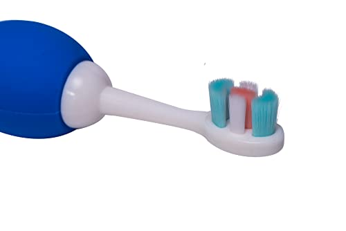 Image of Adore Chick Brush Design Toddler Toothbrush Comfortable to Use Deep Cleaning Dense Nano Bristle Animal Design Funny Children Toothbrush for Home (Cute Chick Multicolor)