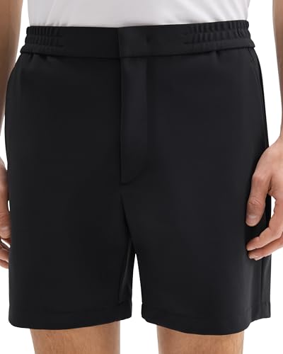 Theory Men's Curtis Short in Precision Ponte, Black, 29 at Amazon